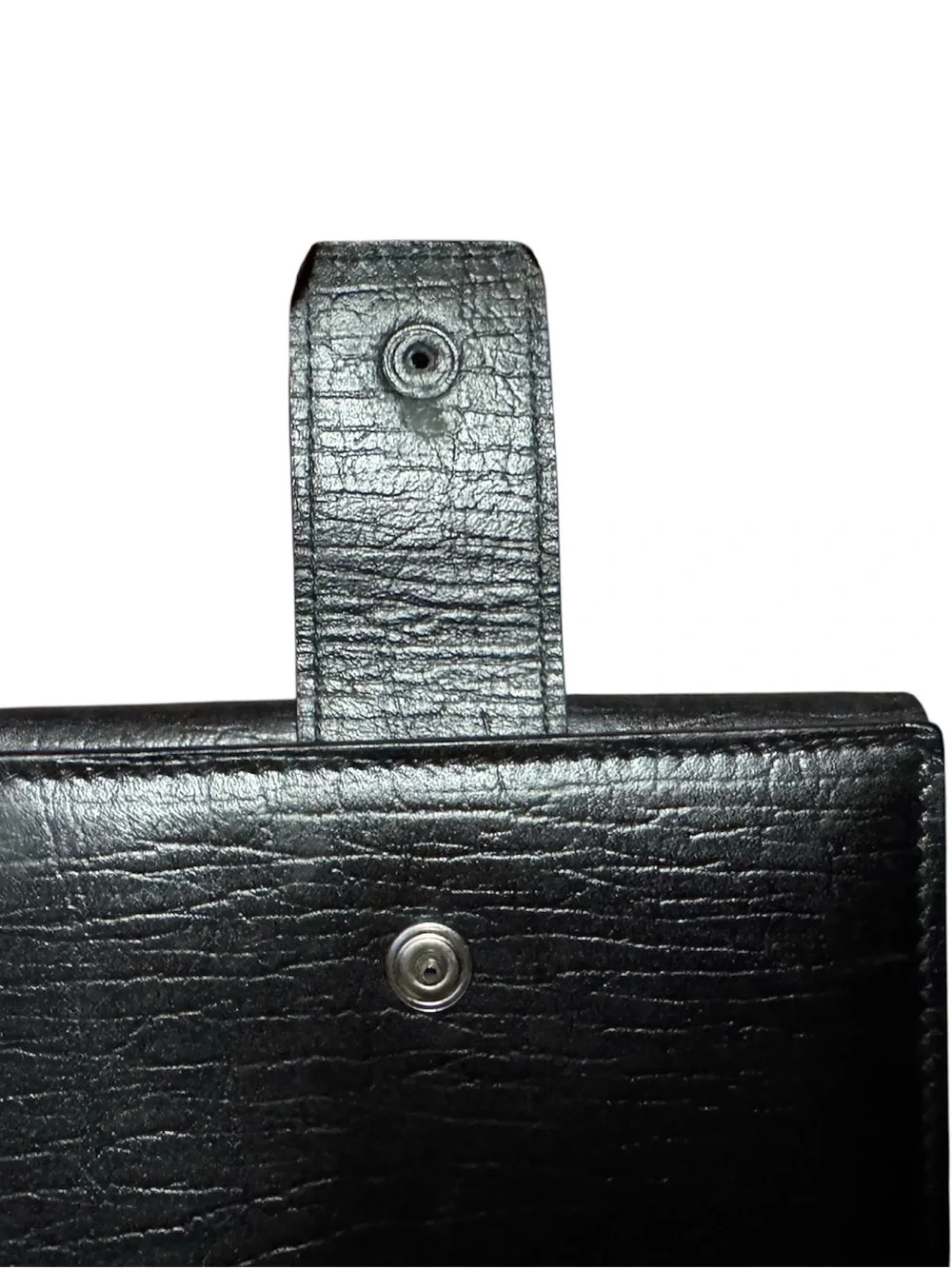 Gucci Practical Black Leather Wallet ( READ )